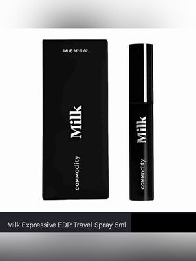 NWT Commodity Milk Expressive EDP Travel Spray - 5 ML / 0.17 FL. OZ.